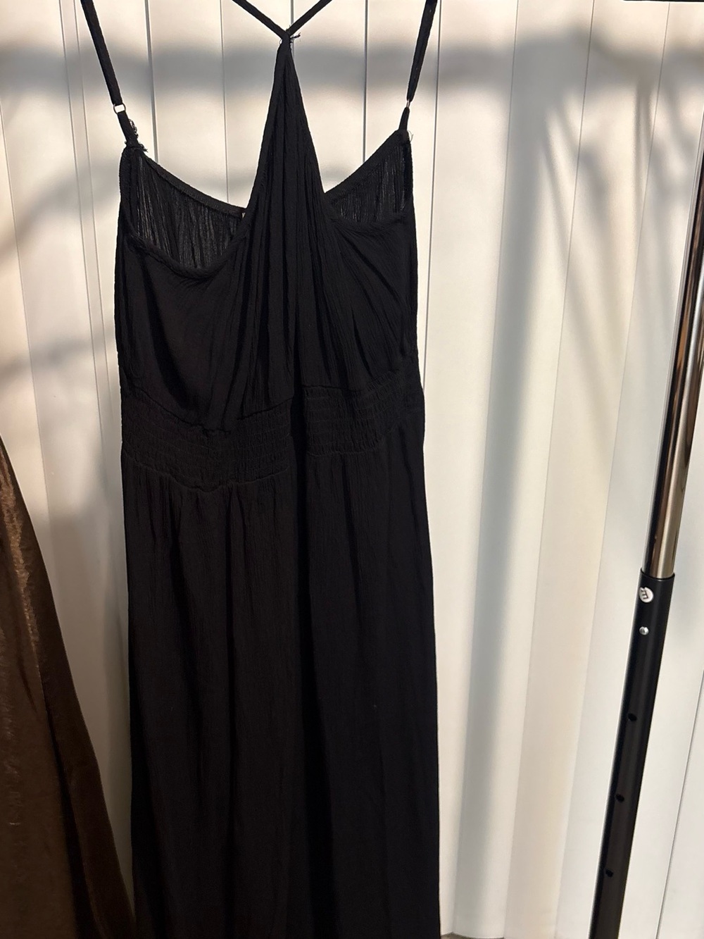 Rewind Black Spaghetti-Strap Maxi Dress